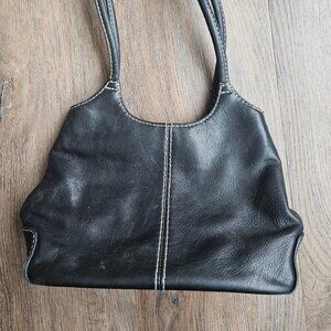 The Fossil Black Leather Shoulder Purse Model 75082